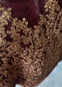 Maroon Gown