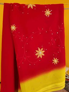 Excellent Saree With Colour Combination