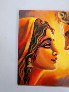 Radha Krishna Canvas Painting