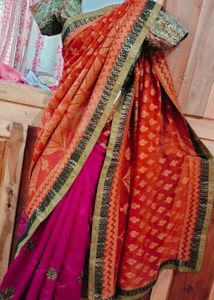 Saree ❤️with Blouse
