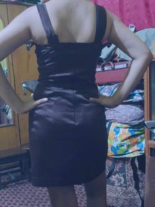 Satin Mini Dress