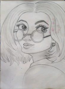 Portrait Photo Graphic Pen Drawing