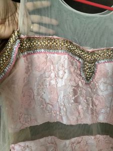 Elegant Pink Ethnic Gown