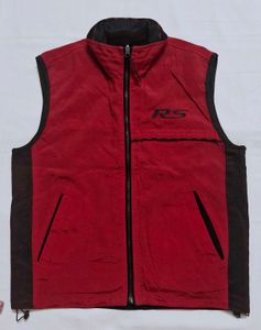 Reversible Vest Red & Black Jacket