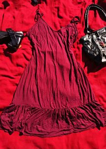 Maroon Dress🍷