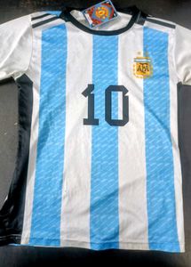 Messi football jersey argentina no. 10