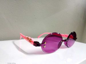 Pink Frameless Sunglasses
