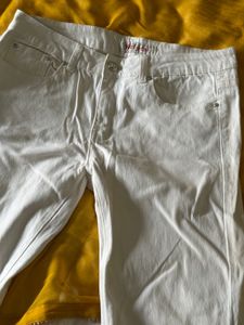 White YMI Pull-on Jeans
