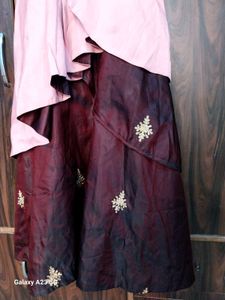 1 pics  gown 😍 pich nd maroon clr long dress