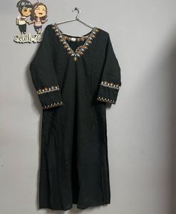 Jaipuri Embroidery Kurta Set With Dupatta