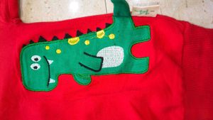 Red Dinosaur Sweatshirt