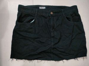 Denim Mini Skirt