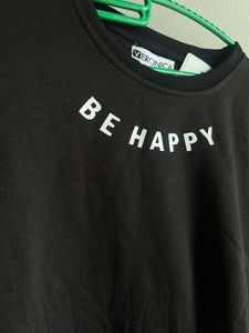 Black Loose Sweatshirt