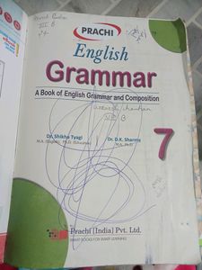 CBSE English Grammar Book Class 7