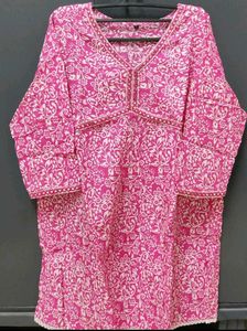 Floral Print Tunic Top