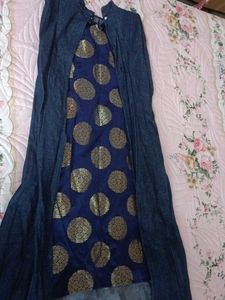 Denim Ethnic kurta