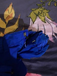 Royal Blue Comfortable Trouser