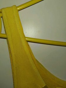 Cute Korean Yellow Bow Top