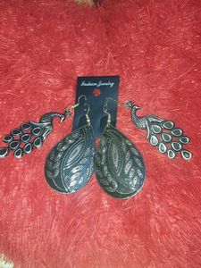 Light Weight Peacock Artificial Earrings