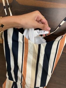 SHEIN Striped Jumpsuit