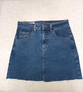 Denim Mini Skirt
