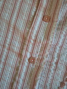 Striped Blouse with Embroidered Detail