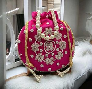 New Hand Zari work Potli Ne