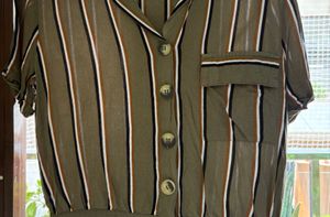 ONLY Striped Button-Down Shirt