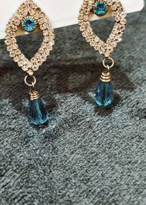 Teardrop Rhinestone Earrings