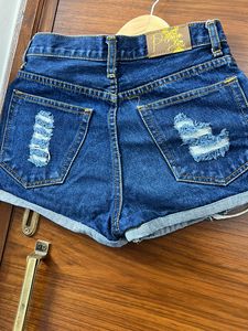 Dark blue  Shorts &amp; Skirts