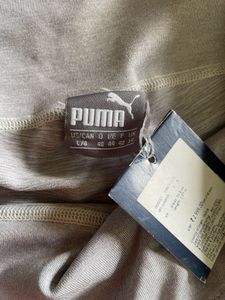 Puma Gray High-Waisted Leggings