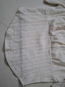 Cute Puff Sleeve Crop Top