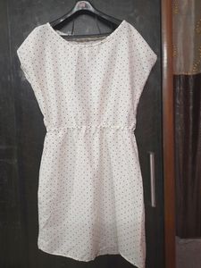 White polkadot Dress