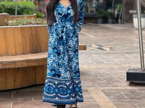 Floral Print Maxi Dress