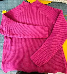 DNMX Cute Knitted Pink Pullover