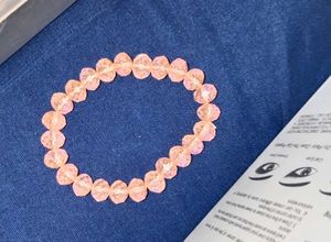 Peach Beaded Bracelet