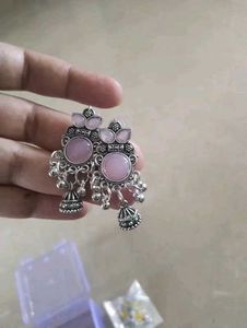 Vintage Silver Jhumka Earrings