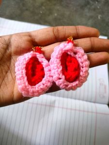 Crochet Vulva Earrings