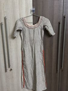 Patterned Midi Kurthi