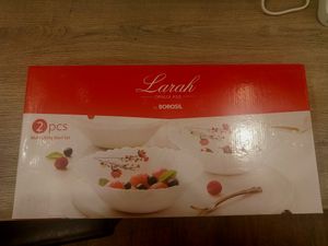 Larah borosil 2 Bowl Set - new