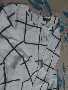 Grid Print Bodycon Dress