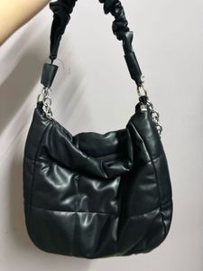 Black Padded Handbag
