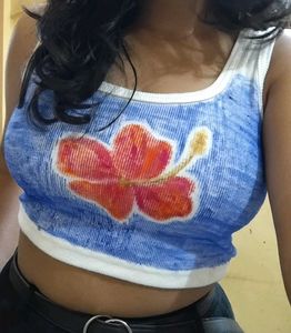 Cute floral Pinterest tank top