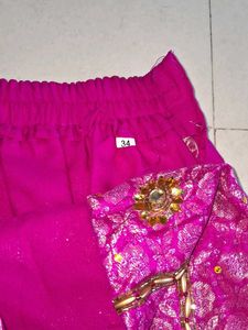 Pink Ethnic Skirt and top