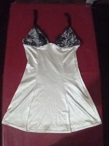Silky White Chemise