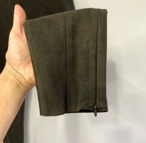 Brown Suede Pants