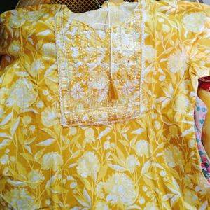 Printed Jaipuri Cotton Kurti Set For Women