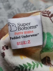 Cute Leaf Print Padded Underwear Cloth Diaper