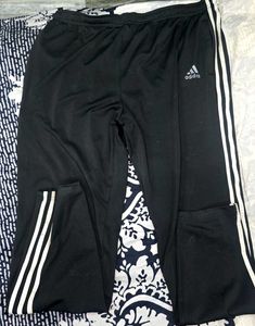 Adidas Track Pants - Black & White