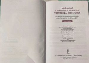 Biochemistry, Nutrition &amp; Dietetics Textbook.